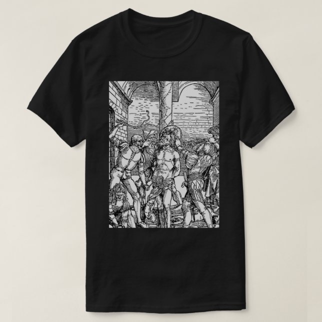 Kristus flaggellation t shirt (Design framsida)