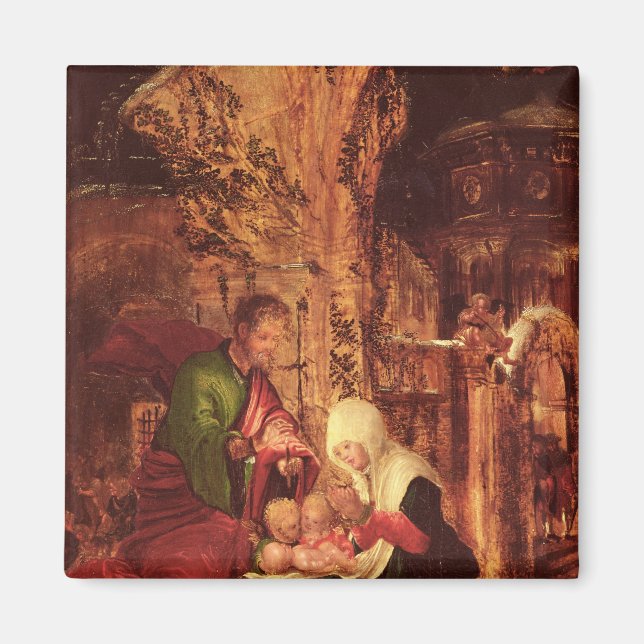 Kristus födelse, 1520-25, magnet (Framsidan)