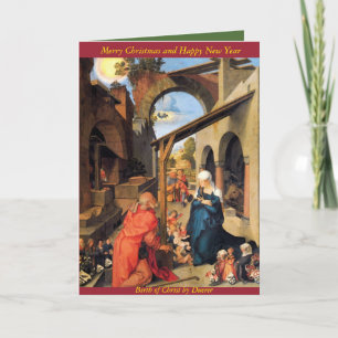 Kristus födelse av Duerer Helgkort