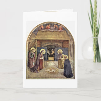 Kristus födelse vid Fra Angelico Kort