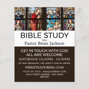 Kristus födelsedag, kristen bibelklass flygblad