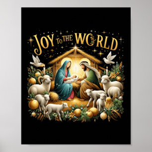 Kristus födelsedag Kristus Joy till Poster