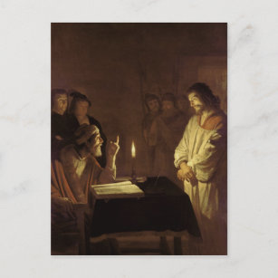 Kristus för kickprästen, 1617 vykort