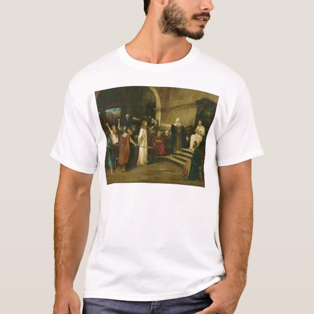 Kristus för Pilate, 1880 T-shirt (Framsida)