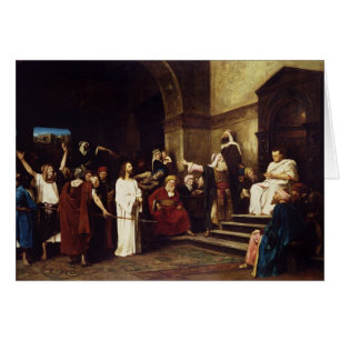 Kristus för Pilate Hälsningskort
