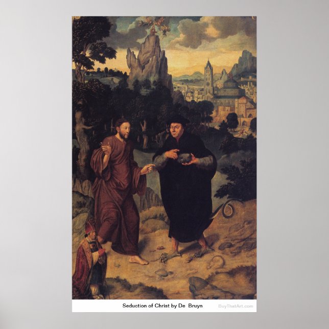 Kristus förförande av De Bruyn Poster (Framsidan)
