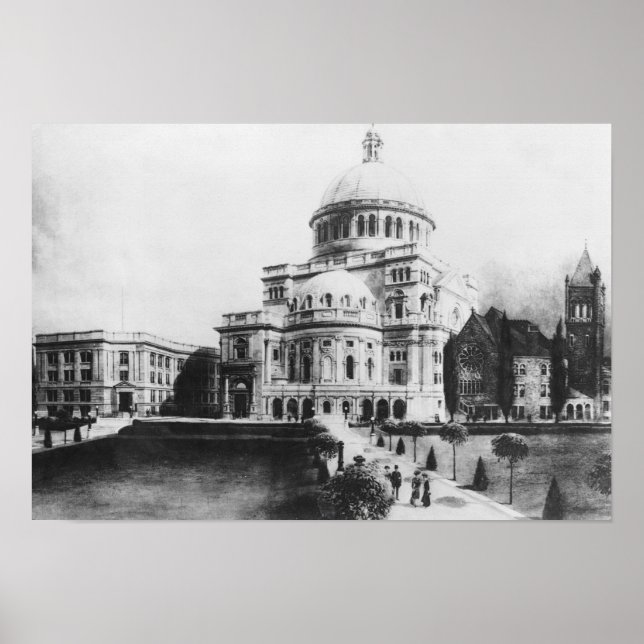 Kristus första kyrka, Scientist i Boston Poster (Framsidan)