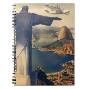 Kristus Frälsarens staty, Rio De Janeiro, Brasilie Anteckningsbok