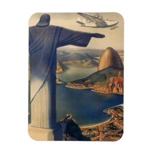 Kristus Frälsarens staty, Rio De Janeiro, Brasilie Magnet