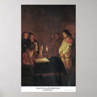 Kristus framför hösten av Honthorst Poster