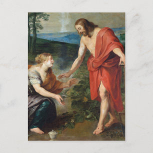 Kristus framträder för Maria Magdalena av Rubens Vykort