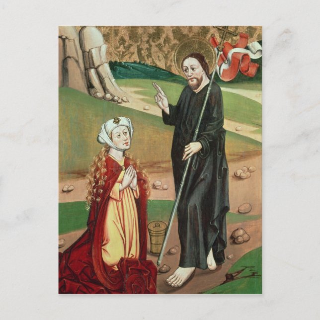Kristus framträder för Maria Magdalena Vykort (Framsida)