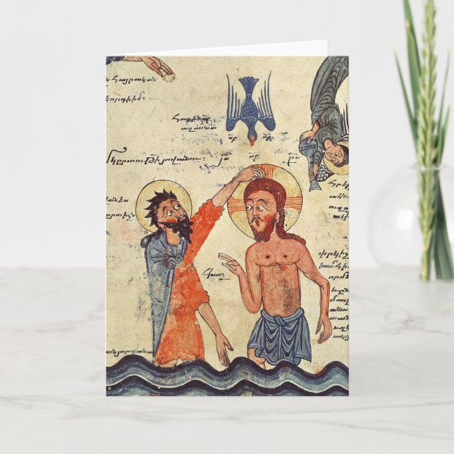 Kristus, från ett Gospel Kort (Framsida)