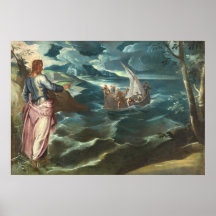 Kristus Galilee - Jacopo Tintoretto Fine Art Poste