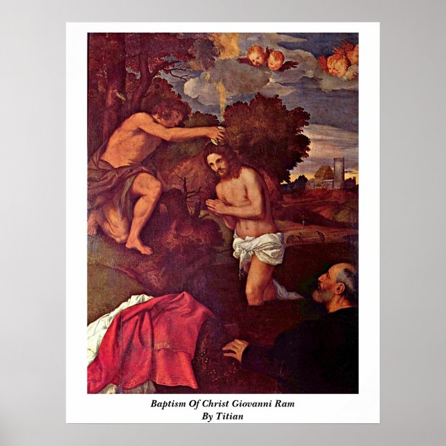 Kristus Giovanni Ram-paroller från titian Poster (Framsidan)