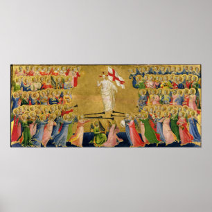 Kristus Glorified in the Court of Heaven, 1423-24 Poster