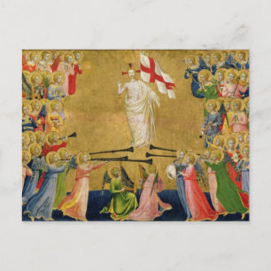 Kristus Glorified in the Court of Heaven, 1423-24 Vykort