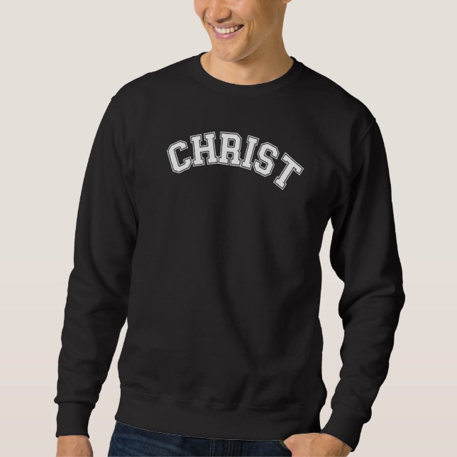 Kristus Grahic Christian 1 Lång Ärmad Tröja (Framsida)