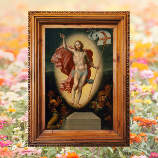 Kristus har blivit Christian Art Påsk Poster