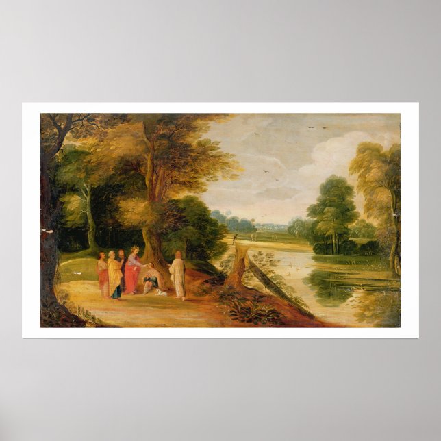 Kristus Healing, Blind Man Poster (Framsidan)