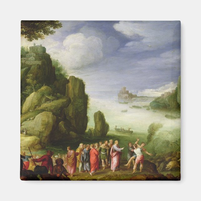 Kristus Healing of Gerasa, 1608 Magnet (Framsidan)