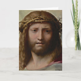 Kristus huvud Correggio Kort