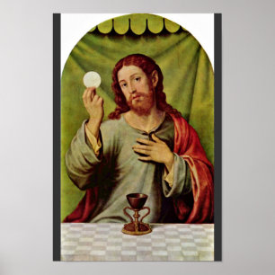 Kristus i eucharisten av Juanes Juan De (bäst Qu Poster
