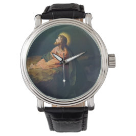 Kristus i Garden of Gethsemane Christian Painting Armbandsur