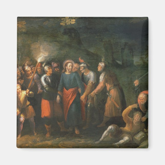 Kristus i Garden of Gethsemane Magnet (Framsidan)