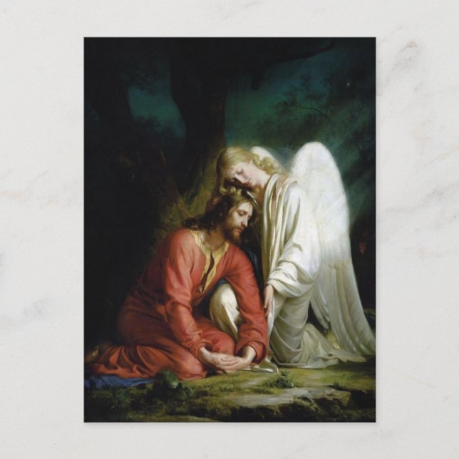 Kristus i Gethsemane av Peter Paul Rubens Postcard Vykort (Framsida)