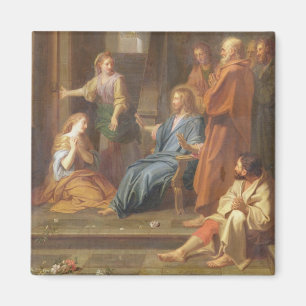 Kristus i huset av Martha och Mary Magnet