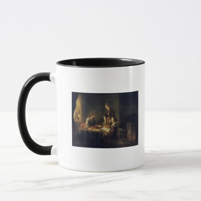 Kristus i huset av Martha och Mary Mugg (Vänster)