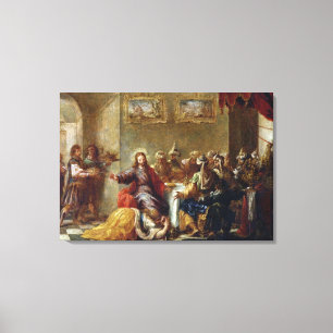 Kristus i huset av Simon phariseen, 1660 Canvastryck
