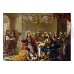 Kristus i huset av Simon phariseen, 1660 Hälsningskort