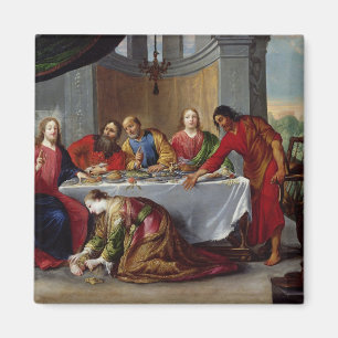 Kristus i huset av Simon phariseen Magnet