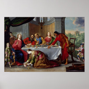 Kristus i huset av Simon phariseen Poster
