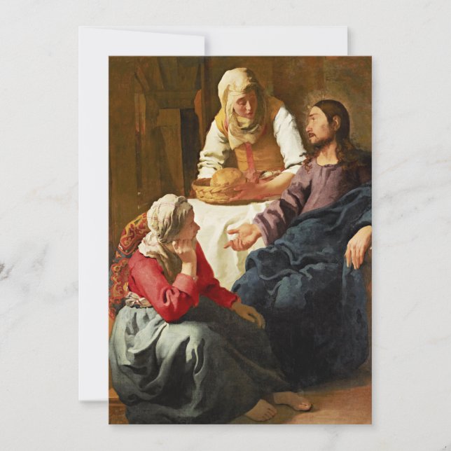 Kristus i huset Martha och Mary (Framsida)