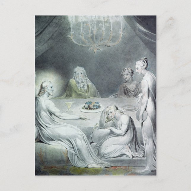 Kristus i huset Martha och Mary Vykort (Framsida)