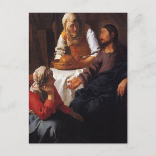 Kristus i huset Mary & Martha Vykort