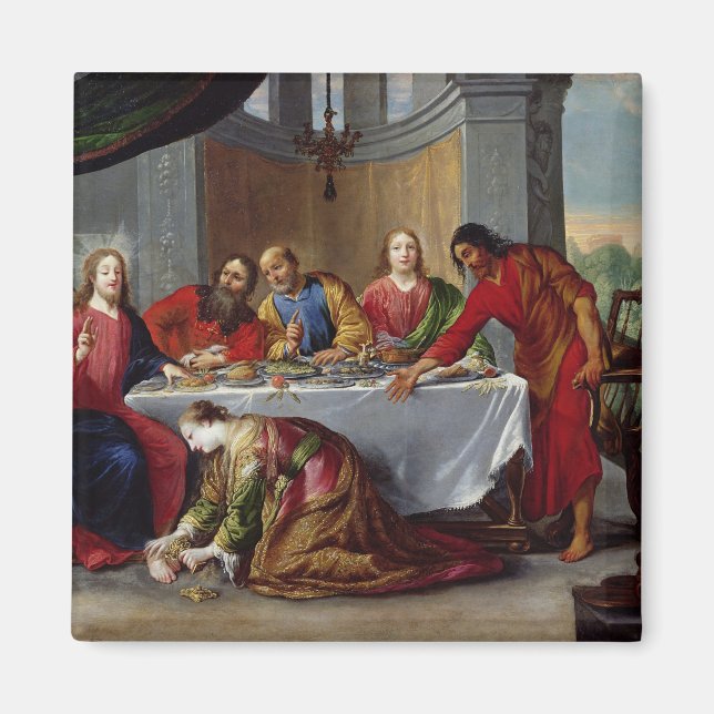 Kristus i huset Simon Pharisee Magnet (Framsidan)