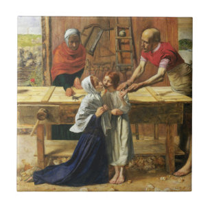 Kristus i Joseph's Carpentry Shop Kakelplatta