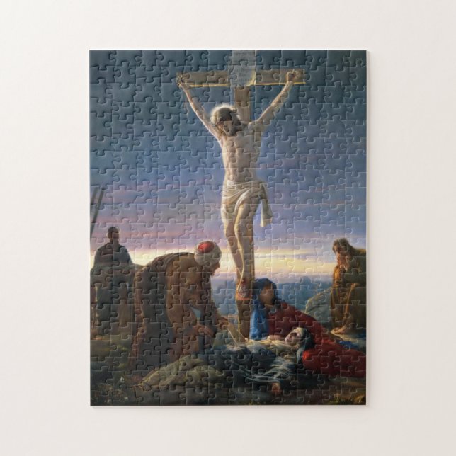 Kristus i Kor av Carl Bloch Puzzle Pussel (Vertikal)
