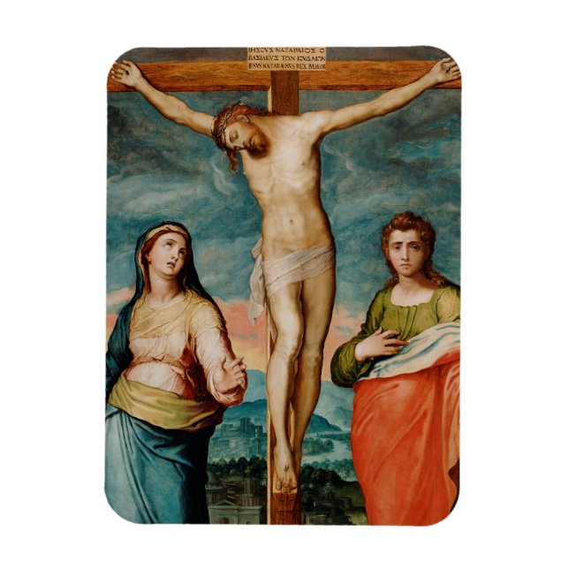 Kristus i Kor med Saints Magnet (Vertikal)
