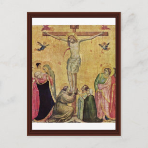 Kristus i Kor mellan Mary och John Vykort