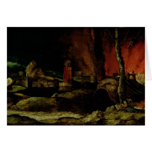 Kristus i Limbo 2 Hälsningskort (Framsidan Horizontal)