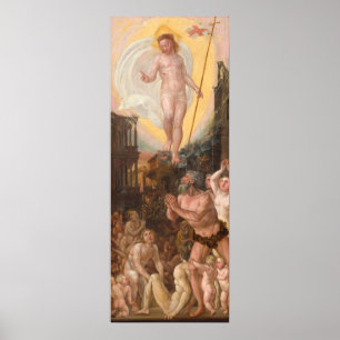 Kristus i Limbo - Hans Mielich Fine Art Poster
