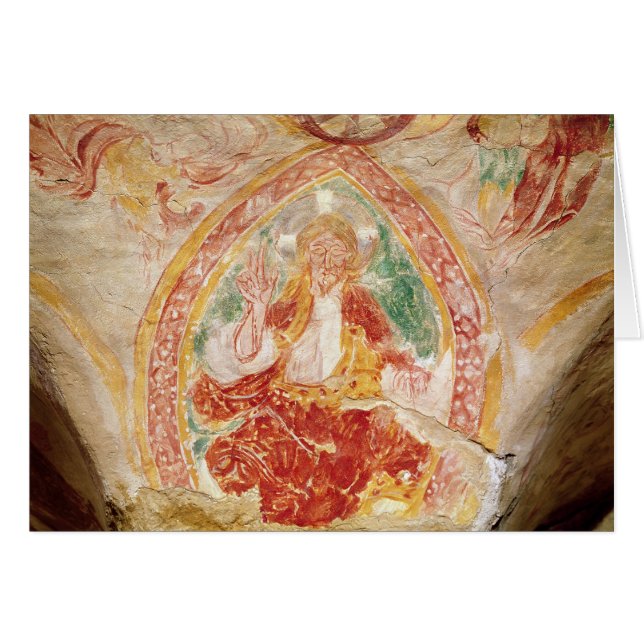Kristus i majestät hälsningskort (Framsidan Horizontal)