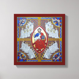 Kristus i Majestät och de 24 äldre Canvastryck