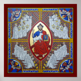 Kristus i Majestät och de 24 äldre Poster Skriv ut
