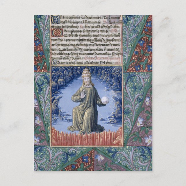 Kristus i Majestät Vykort (Framsida)